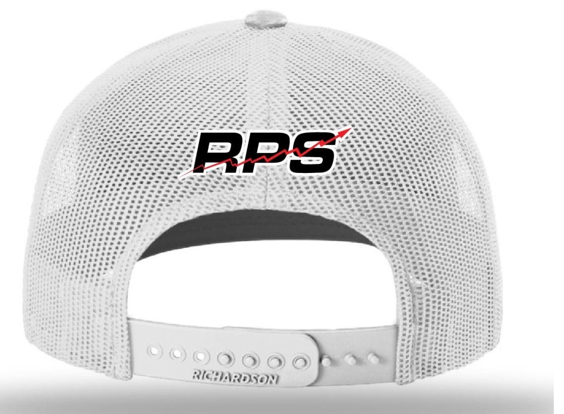 White Snapback Hat Camouflage