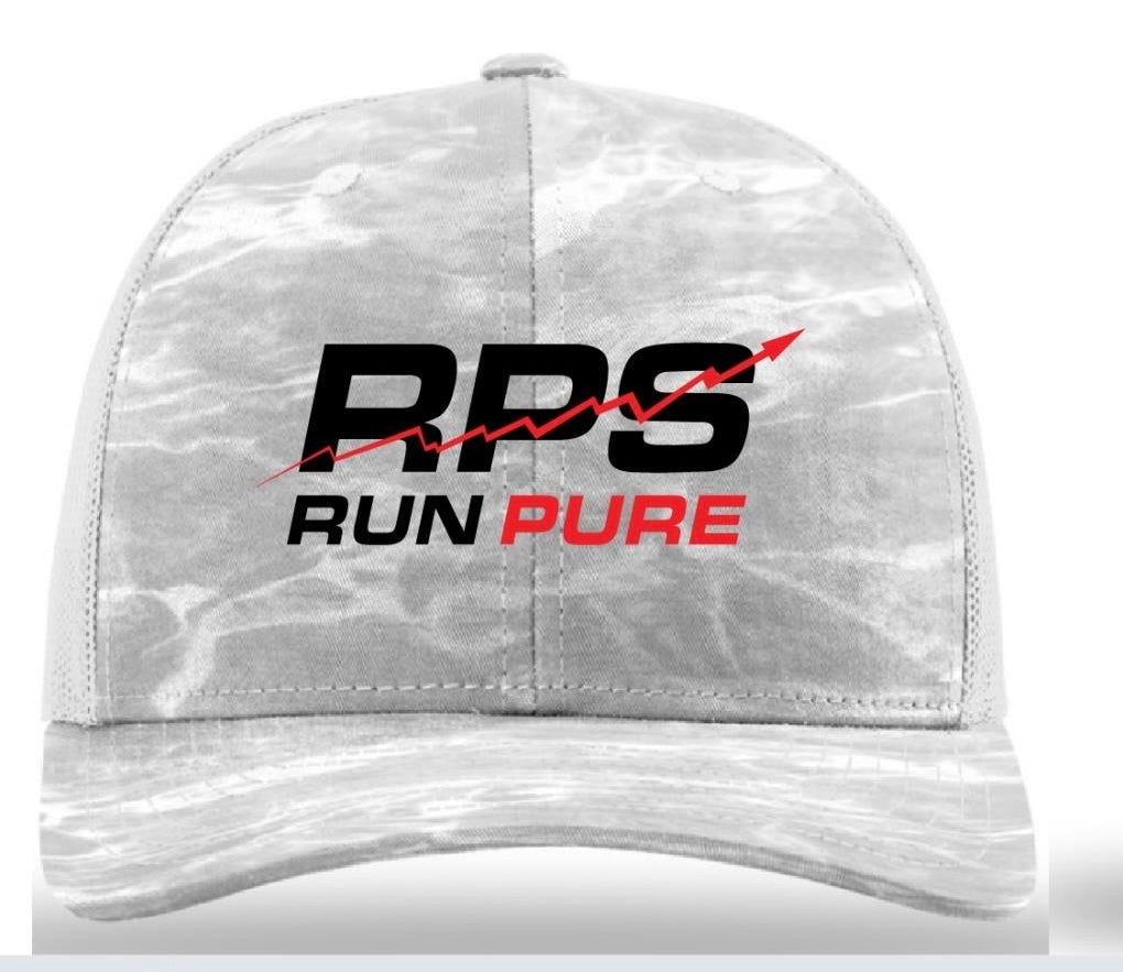 White Snapback Hat Camouflage