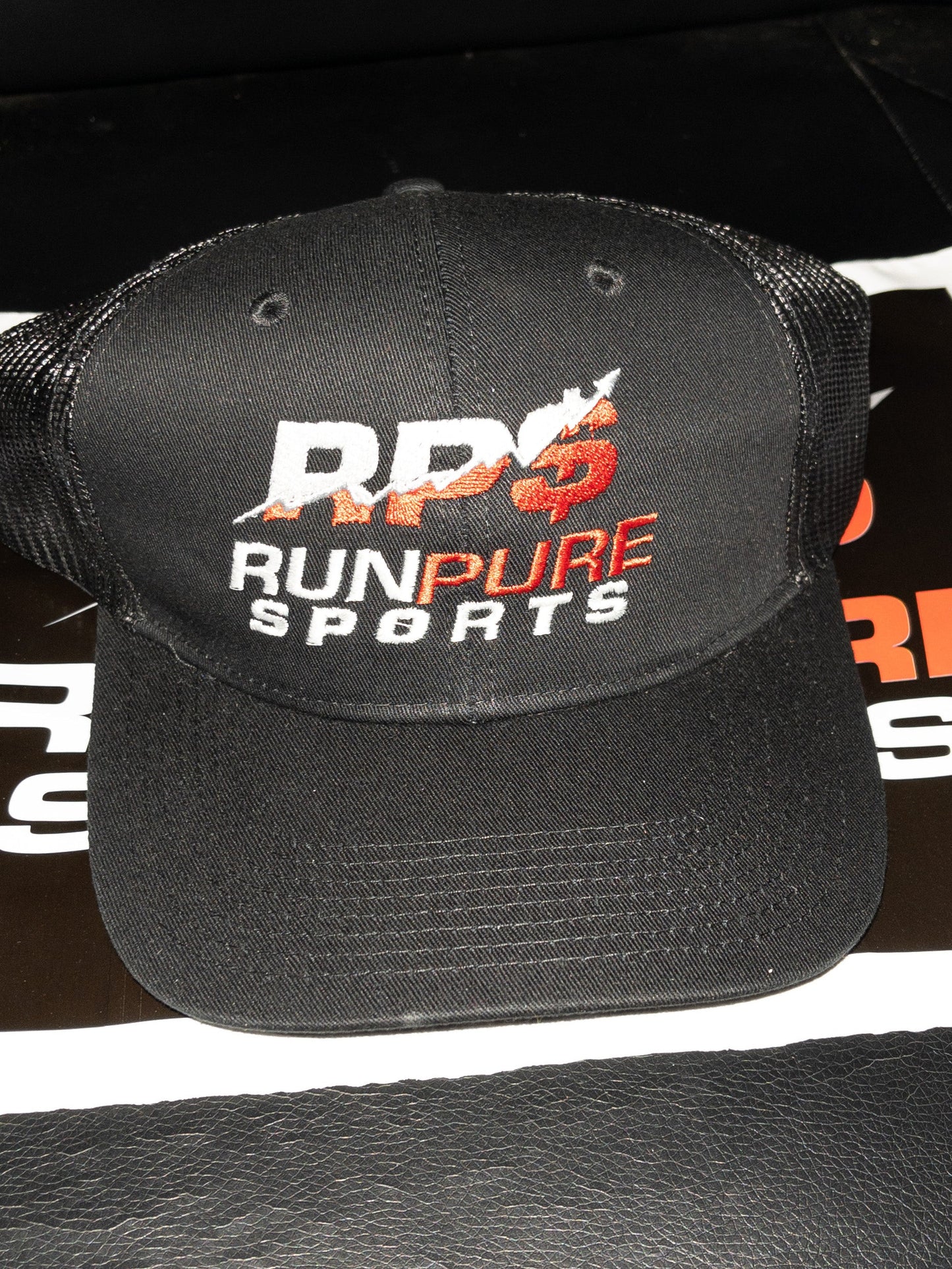 Black Velcro Hat
