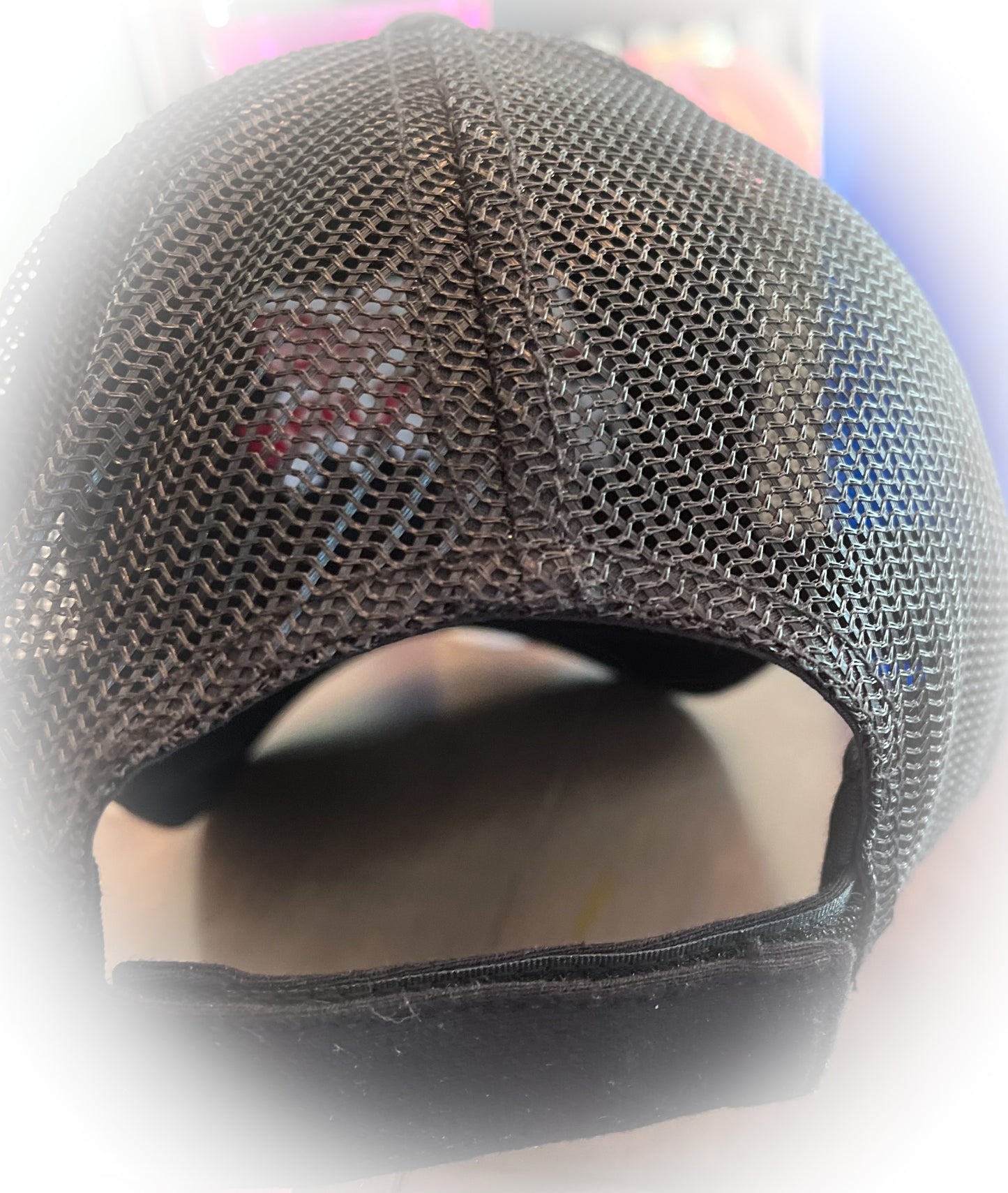 Black Velcro Hat